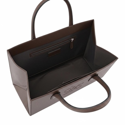 L'artigianato incontra la funzionalità: Shopping Bag Personalizzate con Stampa, Monogramma in Rilievo con Ombra e Tasca Interna/Aperta x1