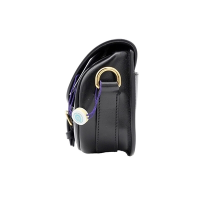 Borsa nera Dior Bobby East West Bag Hobo dell'imbracatura della sella del vitello
