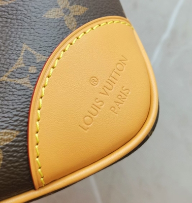 Altezza a 6,3 pollici della borsa di Monogram Bag LV Boulogne del progettista M45832