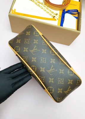 Altezza a 6,3 pollici della borsa di Monogram Bag LV Boulogne del progettista M45832