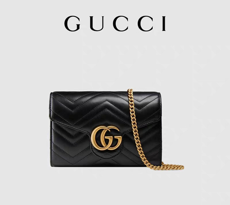 Borsa a tracolla Marmont Matelassé Mini Bag Flap di GG Marmont
