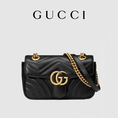 Borsa a tracolla Marmont Matelassé Mini Bag Flap di GG Marmont