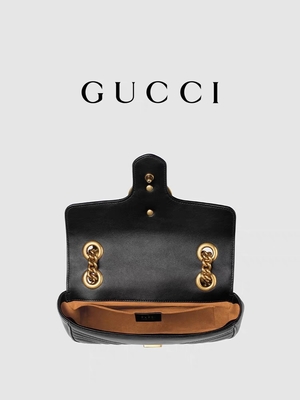 Borsa a tracolla Marmont Matelassé Mini Bag Flap di GG Marmont