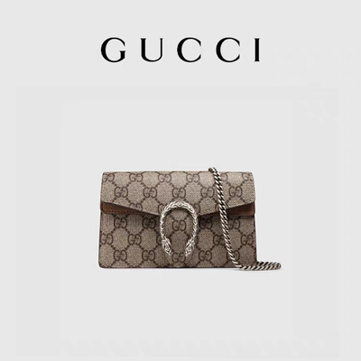 Piccolo GUCCI Dionysus ha abbellito le signore che bollate la borsa ha ricoperto la pelle scamosciata della tela