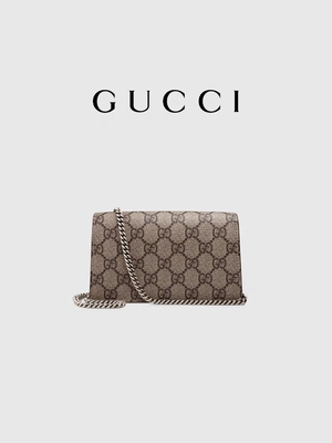 Piccolo GUCCI Dionysus ha abbellito le signore che bollate la borsa ha ricoperto la pelle scamosciata della tela