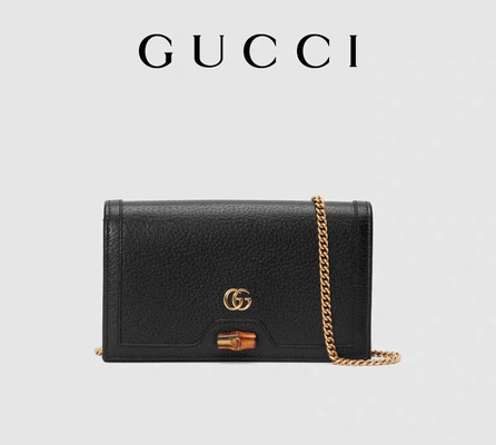 Il ODM ha marcato a caldo la serratura di Bag Gucci Diana Wallet On Chain Bamboo del messaggero