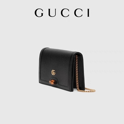 Il ODM ha marcato a caldo la serratura di Bag Gucci Diana Wallet On Chain Bamboo del messaggero