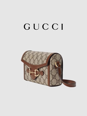 ebano 1955 di 9.5oz GUCCI Horsebit Mini Bag Ladies Wallet Beige