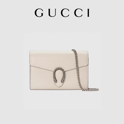 chiusura delle signore GUCCI Dionysus Mini Leather Chain Bag Snap di 60cm