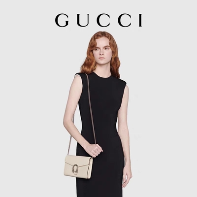 chiusura delle signore GUCCI Dionysus Mini Leather Chain Bag Snap di 60cm
