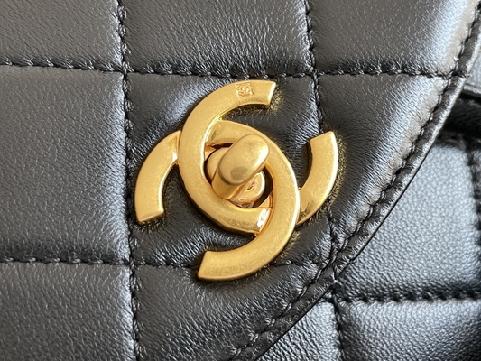 Zaino di Chanel Leather Flap Designer Brand Diamond Quilted For Women 1994-1996