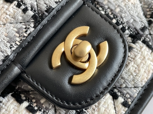 Donne bollate su ordinazione medie del vitello delle borse 2WAY Chanel Flap Bag
