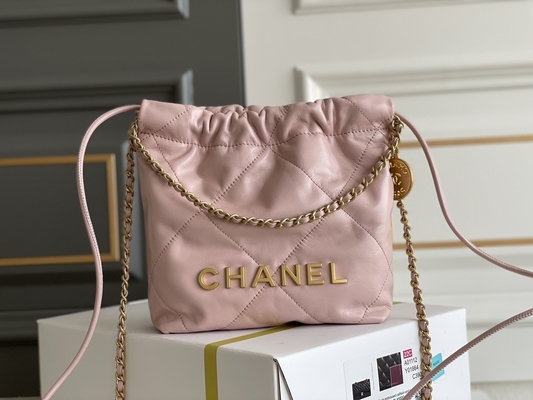 Giallo nero bianco di MINI rosa del vitello 22S di Chanel Branded Ladies Handbag 22B