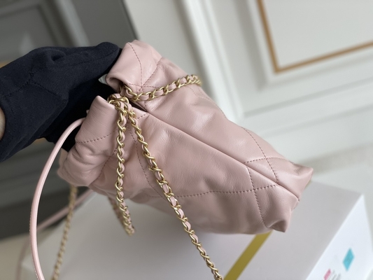 Giallo nero bianco di MINI rosa del vitello 22S di Chanel Branded Ladies Handbag 22B