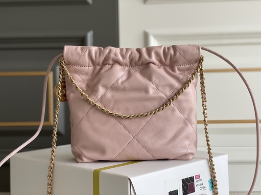 Giallo nero bianco di MINI rosa del vitello 22S di Chanel Branded Ladies Handbag 22B