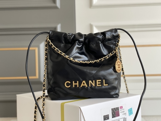 Giallo nero bianco di MINI rosa del vitello 22S di Chanel Branded Ladies Handbag 22B