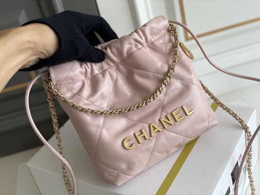 Giallo nero bianco di MINI rosa del vitello 22S di Chanel Branded Ladies Handbag 22B