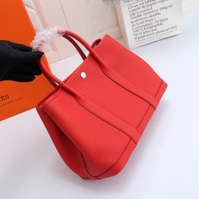 Il bollo Preloved di Bougainvillier ha marcato a caldo la borsa Hermes Negonda Garden Party 30