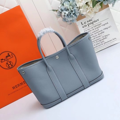 Il bollo Preloved di Bougainvillier ha marcato a caldo la borsa Hermes Negonda Garden Party 30