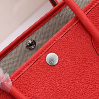 Il bollo Preloved di Bougainvillier ha marcato a caldo la borsa Hermes Negonda Garden Party 30