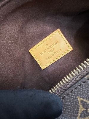 Valigia laterale Presbyopic della borsa di PM del monogramma del tronco di Louis Vuitton LV della tela di Brown