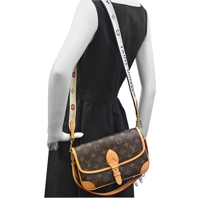 Tela del monogramma della borsa di Mini Sling Bag Branded Classic Diane LV del jacquard