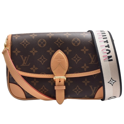 Tela del monogramma della borsa di Mini Sling Bag Branded Classic Diane LV del jacquard