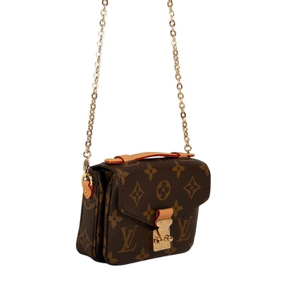 Sacco per cadaveri inter- Brown di Mini Designer Monogram Bag Micro Metis LV
