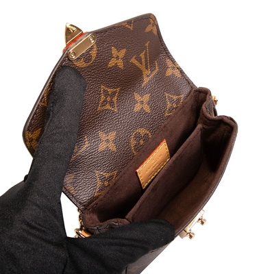 Sacco per cadaveri inter- Brown di Mini Designer Monogram Bag Micro Metis LV