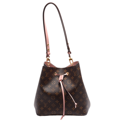 Borsa di cuoio del monogramma del nero di Louis Vuitton NéOnoé millimetro della disposizione