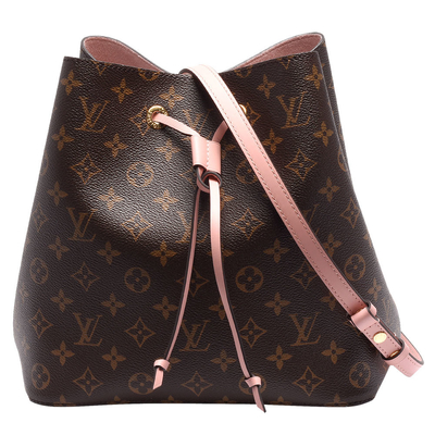 Borsa di cuoio del monogramma del nero di Louis Vuitton NéOnoé millimetro della disposizione