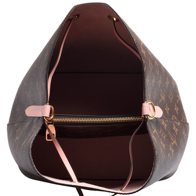 Borsa di cuoio del monogramma del nero di Louis Vuitton NéOnoé millimetro della disposizione