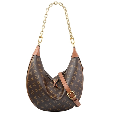 Luna di Monogram Bag Presbyopic del progettista di LV la mezza fustiga Tote Handbag di cuoio