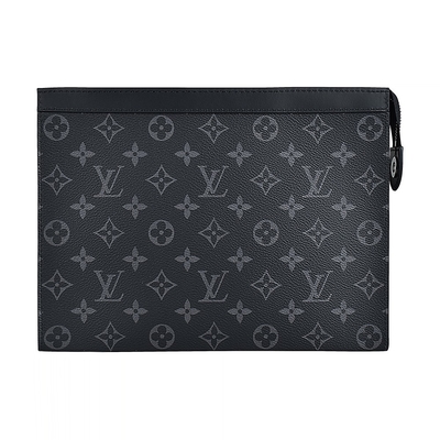 L'eclissi del monogramma ha marcato a caldo la disposizione di Pochette Louis Vuitton Voyage Pouch Canvas della borsa degli uomini