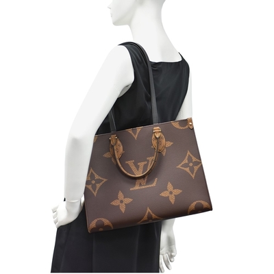 Progettista inverso Monogram Bag OnTheGo millimetro Louis Vuitton Shopping Bag della tela