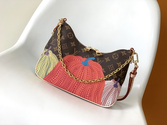 Tela rivestita della borsa di LV Boulogne del monogramma con la stampa della zucca