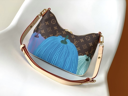 Tela rivestita della borsa di LV Boulogne del monogramma con la stampa della zucca