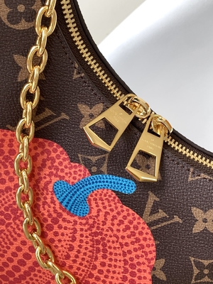 Tela rivestita della borsa di LV Boulogne del monogramma con la stampa della zucca
