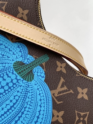 Tela rivestita della borsa di LV Boulogne del monogramma con la stampa della zucca