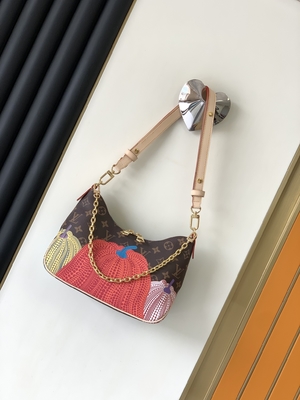 Tela rivestita della borsa di LV Boulogne del monogramma con la stampa della zucca