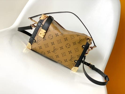 Borsa a tracolla laterale rivestita del monogramma del tronco di Louis Vuitton M46358 LV di presbiopia di crociera della tela