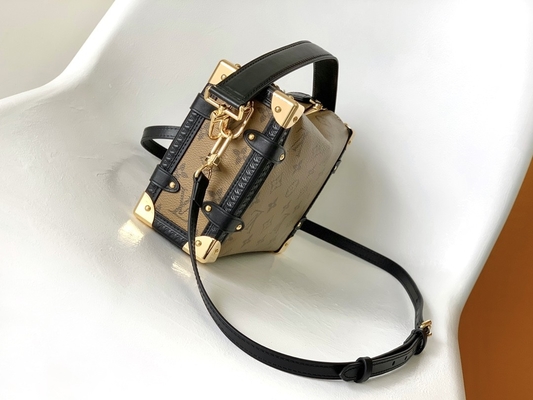 Borsa a tracolla laterale rivestita del monogramma del tronco di Louis Vuitton M46358 LV di presbiopia di crociera della tela