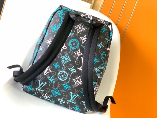 Verde multicolore della borsa dei graffiti di Brand Backpack LV del progettista di scoperta