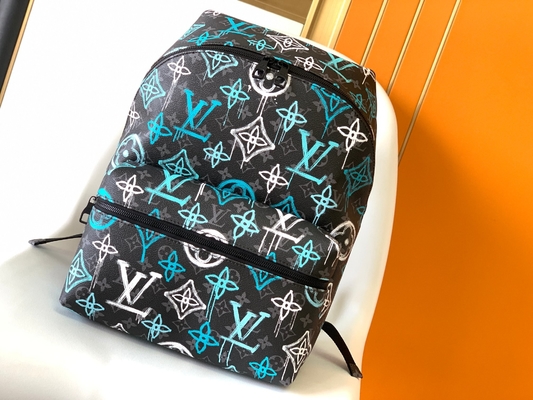 Verde multicolore della borsa dei graffiti di Brand Backpack LV del progettista di scoperta