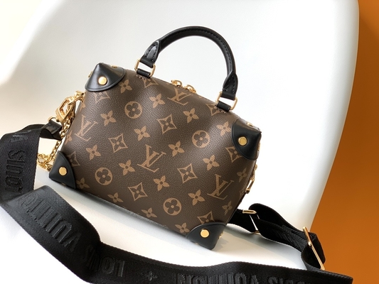 Il nero minuta di Brown del monogramma di Louis Vuitton Custom Branded Bags Malle Souple Empreinte