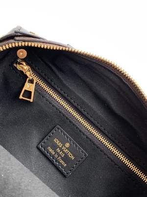 Il nero minuta di Brown del monogramma di Louis Vuitton Custom Branded Bags Malle Souple Empreinte
