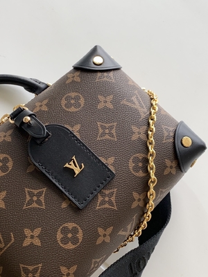 Il nero minuta di Brown del monogramma di Louis Vuitton Custom Branded Bags Malle Souple Empreinte