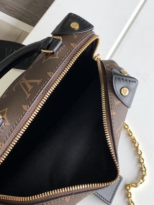 Il nero minuta di Brown del monogramma di Louis Vuitton Custom Branded Bags Malle Souple Empreinte