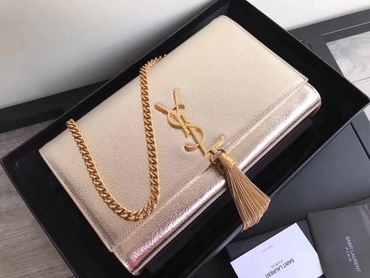 Borsa del Woc di Saint Laurent YVES SAINT LAURENT del poliestere delle cinghie regolabili con l'argento della chiusura della chiusura lampo