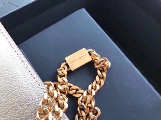 Borsa del Woc di Saint Laurent YVES SAINT LAURENT del poliestere delle cinghie regolabili con l'argento della chiusura della chiusura lampo